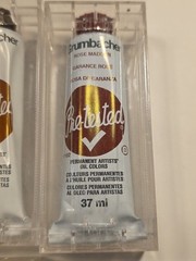 Vintage Grumbacher Pre-Tested Unused Permanent Oil Color Paint (6 Colors) 37ml.
