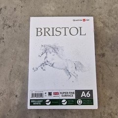 A6 Super Fine Surface Pad Bristol 200gsm A6 Pad White – 20 Sheets – UK Free P&P