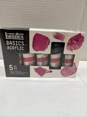 Liquitex BASICS Acrylic Medium Starter Set, 2.5-oz (Pack of 5)