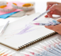 Kuretake ZIG Clean Color Real Brush FUDE With Beautiful Washi letter paper
