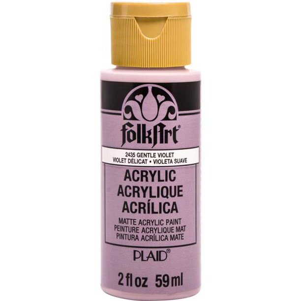 FolkArt Matte Acrylic Paint 2oz NEW Purple Acrylic Blue Acrylic Green Acrylic