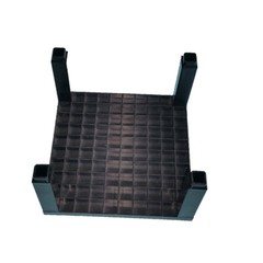 1 PC 96 Hole Plastic Pencil & Brush Holder Desk Organizer Art Supply Square Type