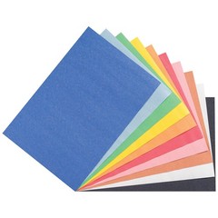 500 Sheets 6×9 Inch Standard Weight Construction Paper 10 Assorted Colors