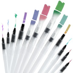 Water Brush Pen Set Refillable Watercolor Pens for Watercolor, Calligraphy