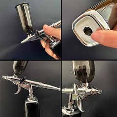 High air Flow Airbrush Kit,Portable Airbrush Compressor, Rechargeable Cordles…
