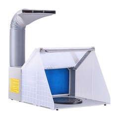 Uimoso Airbrush Spray Booth Portable Hobby Airbrush Paint Spray Booth for Models