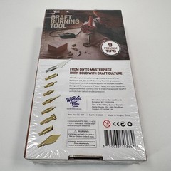 Craft Culture – Craft Burning Tool w/ 9 Tips 7 Adjustable Temp – NEW