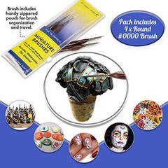 Micro Paint Brush Detail Set – Ultra Fine Tip Thin Paintbrush Assorted Styles