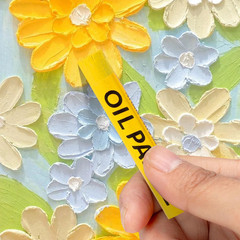 Oil Pastels 48 Colors with Extra 4 White, Soft Crayons, Art Supplies | Soft Oil