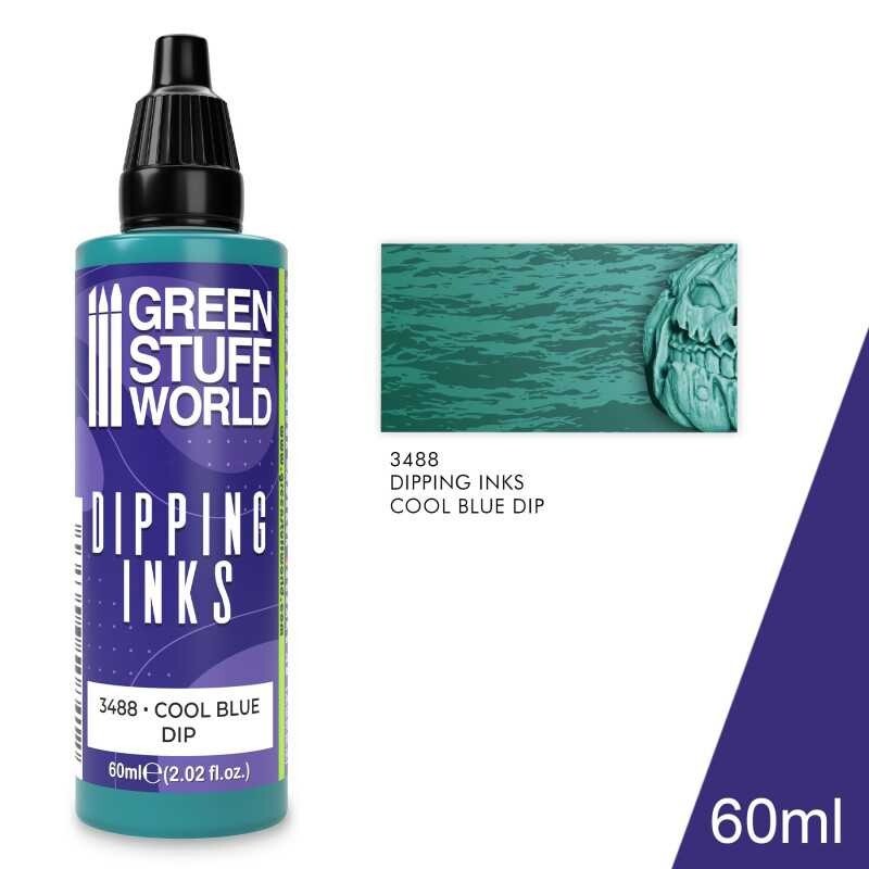 Dipping ink 60 ml – COOL BLUE DIP- Contrast instant speed paint speedpainting