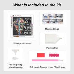 Diamond Art Kits for Adults, 5D Cross Diamond Painting Kits for Beginners, DIY 5