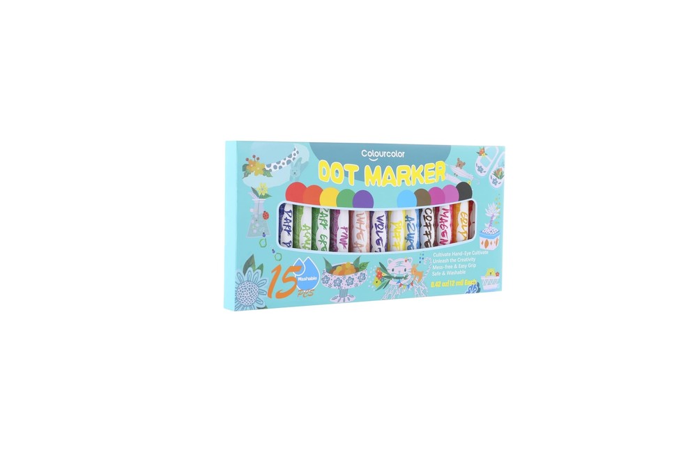 Bingo Daubers in Mixed Colors Dot Art Markers Bingo Markers 15 Colors Washable
