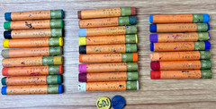 Vintage Cray-Pas Pastels Loose 22ct 807