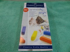 Faber-Castell 24 Soft Pastels Artists Students Drawing Shading Art NEW SEALED