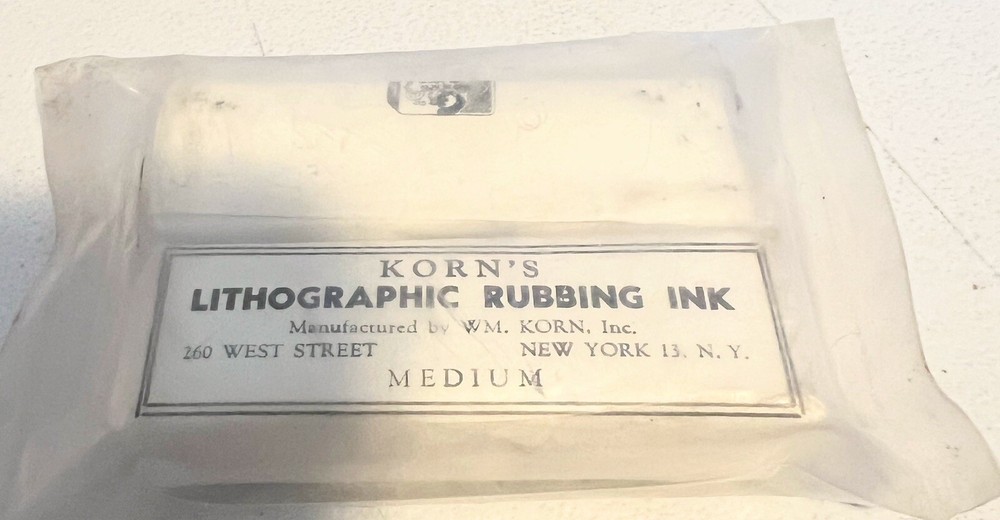 Korn’s Lithographic Rubbing Ink Stick – Medium 2 Pack