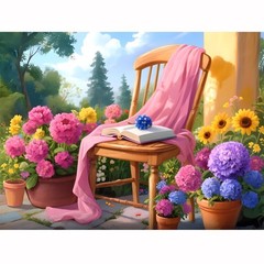 Paint By Numbers Kit Beginners Beautiful Countryside Cottage Full Drill Art