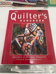 (5) Quilt Books: Quilter’s Handbook, Classic Quiltmaking, A Patchwork Alphabet