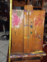Jullian Paris Wooden French Sketch Box Easel Portable Artist Field Easel Tripod