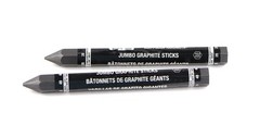 KohINoor Jumbo Graphite Stick Set, 2B and 4B Degrees, Pack of 2 FA8971.2BC