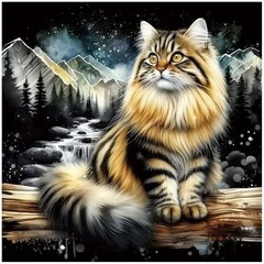 Diamond Art Kits for Adults, Cat Diamond Painting Kits for Beginners, DIY 5D