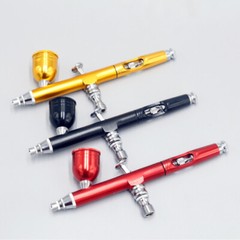 0.3mm Dual Action Airbrush Kit Air Brush Compressor Paint Spray Gun Craft Paint