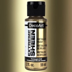 DecoArt Extreme Sheen Metallic Paint 2oz – CHAMPAGNE GOLD