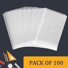 100 Pack 8×10 Glassine Envelopes Photo Print Document Storage