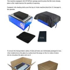 UV Exposure Unit 18”x12” Silk Screen Printing Machine Plate Maker 4*15W Tubes