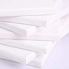 Canvases for Painting 40×30,30×20, 20×15 8 Set Stretched White Canvas with Petal