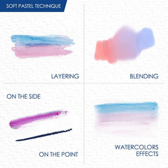 Water-Soluble Oil Pastels for Artists 24 Colors, Soft Watercolor Art Sticks, …