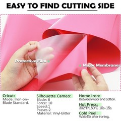 Heat Transfer Vinyl Rolls 30 Pack 90 FT HVT MC Bundle Bulk Iron Cricut T-Shirt
