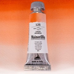 MaimeriBlu 12ml Single-Pigment Watercolor Paint – Orange Lak