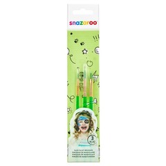 Snazaroo Green Starter Brushes – Set of 3 3,