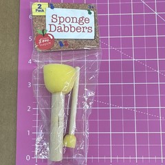 Horizon Group USA Sponge Dabbers & Sponge Roller 2 Pack Art Painting Tools