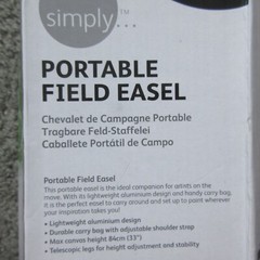 NEW NIB DALER ROWNEY PORTABLE FIELD EASEL STURDY ALUMINUM STRUCTURE ART CANVAS