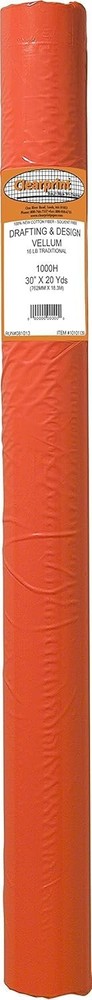Clearprint 1000H Design Vellum Roll, 16lb Cotton, 30″W x 20yds, 1 Roll (10101139