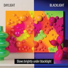 Color Shift Blacklight Acrylic Paint, Neon Pink