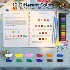 Watercolor Workbook, Large 10.3X8.3” Beginner Friendly Watercolor Painting Kit w
