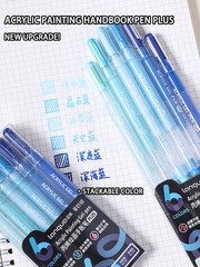 Acrylic Painting Pens Multi-Color Gel Pens 6/24/36/54/72/90 Colors Neutral Marke