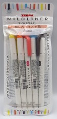 ZEBRA Mildliner Double-Sided Highlighter (Marker, Pen) NEW 35 Color Set – JAPAN