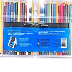 Prismacolor Scholar Colored Pencils 60-Count 92808HT-Slightly Used