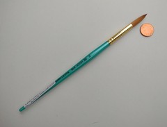 Royal Synthetic Sable Menta-R78R-Round Artist Paint Brush-1, 2, 4, 6, 10, or 12