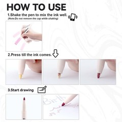 TRANSON 12pcs Outline Shimmering Markers with Metallic for Fun Art Drawing Cr…