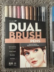 Tombow Dual Brush Markers Pallette 2 Sets of 10