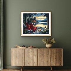 Paint by Numbers Kit for Adults DIY Oil Painting 6×10 inch Wall Art Decor Gift