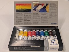 Royal Talens van Gogh oil color paint set. 10 tubes 20 ml/ 0.7 FL oz tubes. New