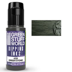 Green Stuff World Dipping ink 17 ml – Green Stone Dip – Wargaming and Modeling