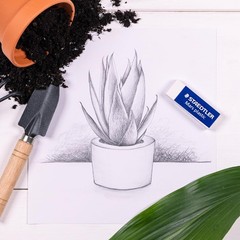 STAEDTLER Mars Plastic Vinyl Erasers (2-Pack), White Office Product