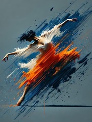 Paint by Numbers Kit for Adults Beginner,Power Dancer Adult Paint by Number K