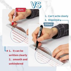 Waterproof Long Head Marker Pens 10 Pack for Precise Marking in Tight Spaces